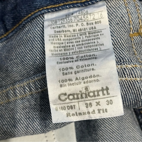 Carhartt Medium Wash Men's Jeans Relaxed fit EUC 36x30 - Picture 7 of 12